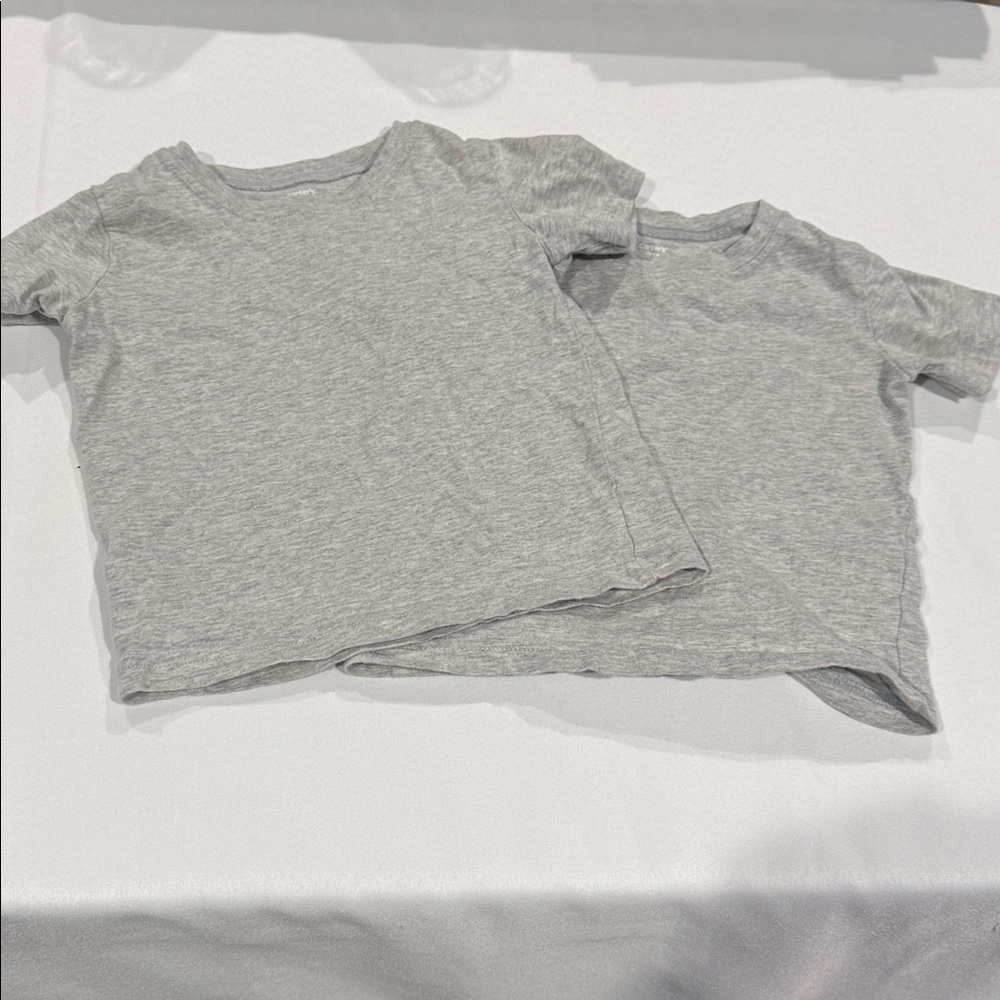 Carter's Light Gray Short Sleeve Tees